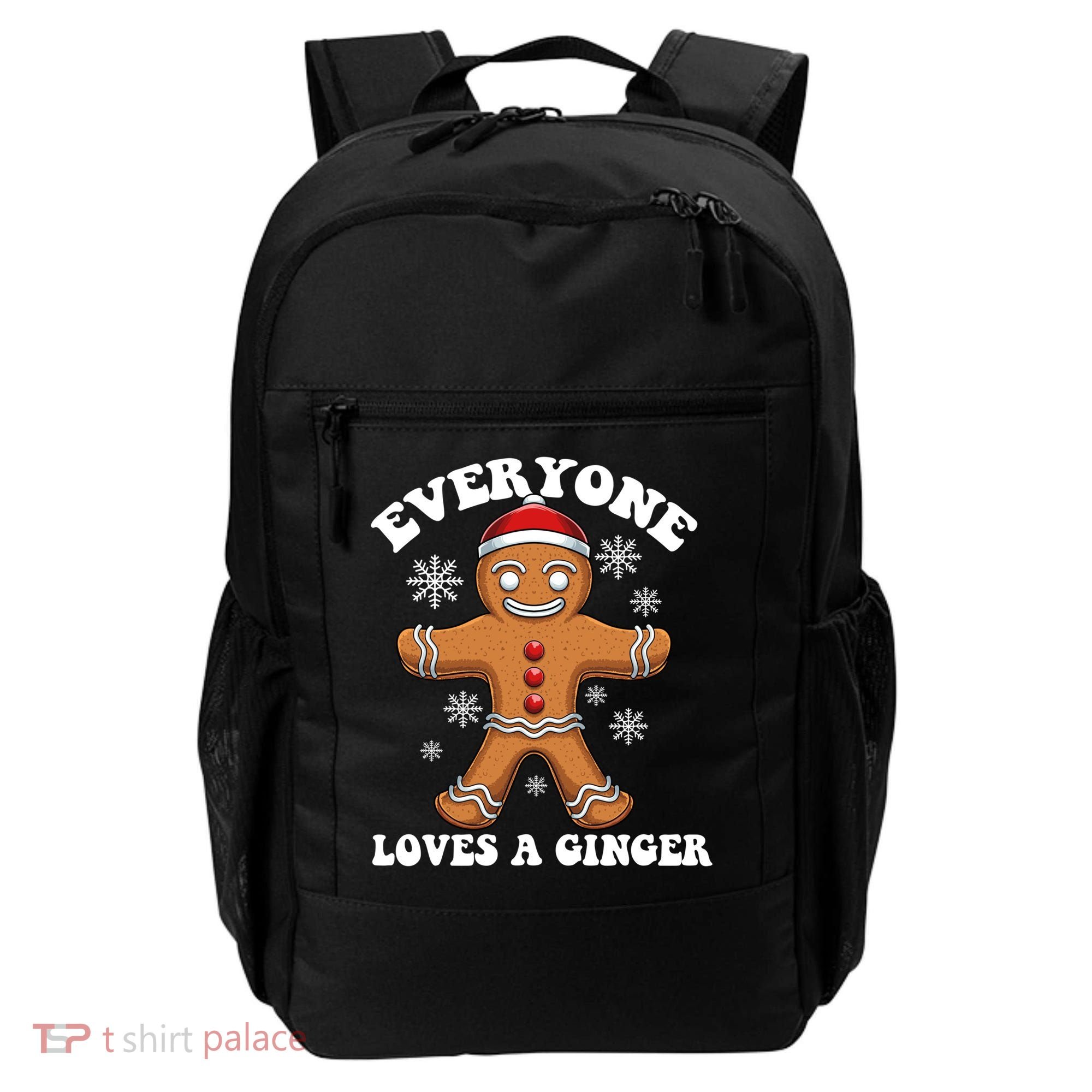 Christmas Everyone Loves A Ginger Funny Holiday Print Gift Backpack