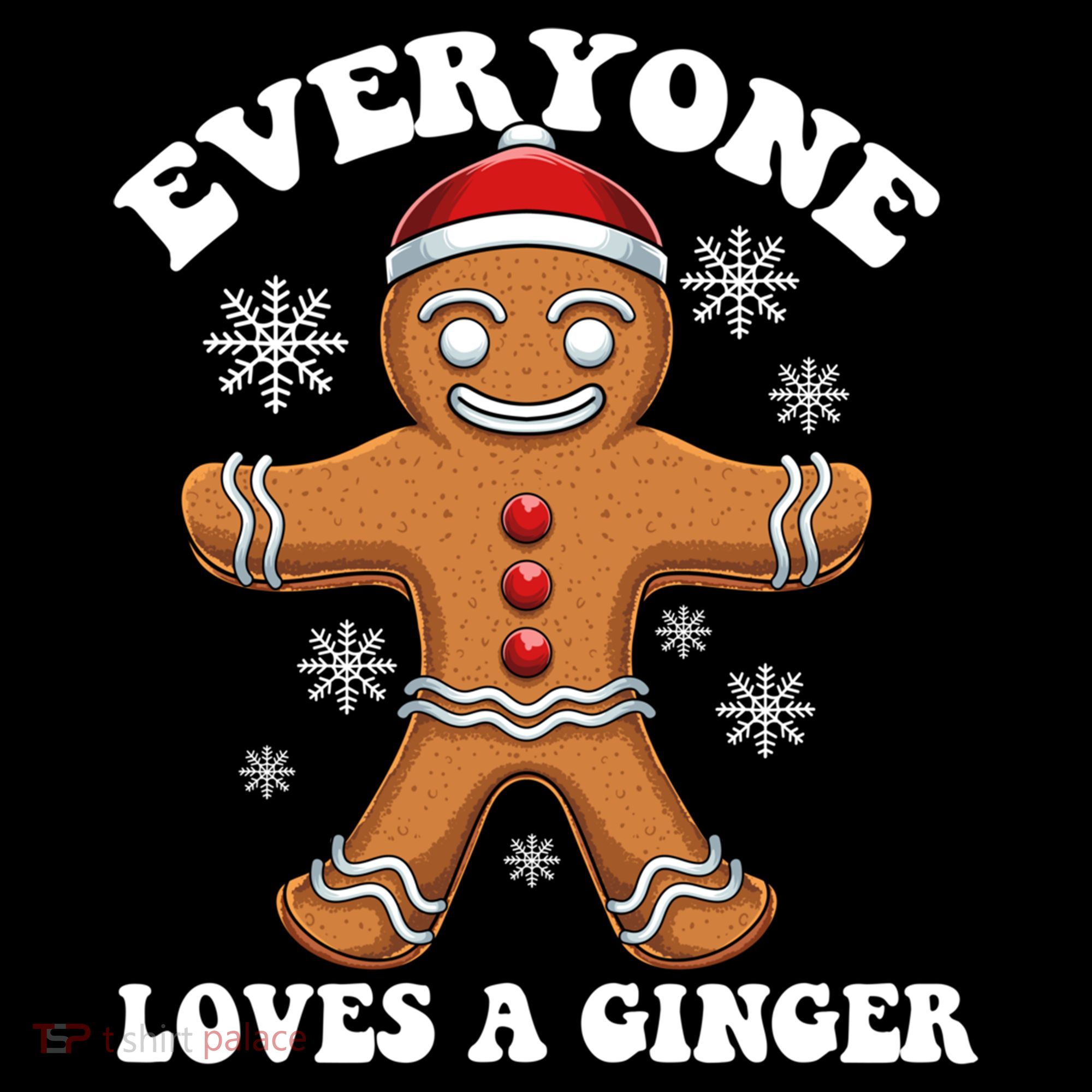 Christmas Everyone Loves A Ginger Funny Holiday Print Gift Women's Hoodie