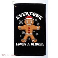 Christmas Everyone Loves A Ginger Funny Holiday Print Gift Golf Towel thumb 0