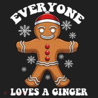 Christmas Everyone Loves A Ginger Funny Holiday Print Gift Golf Towel thumb 3