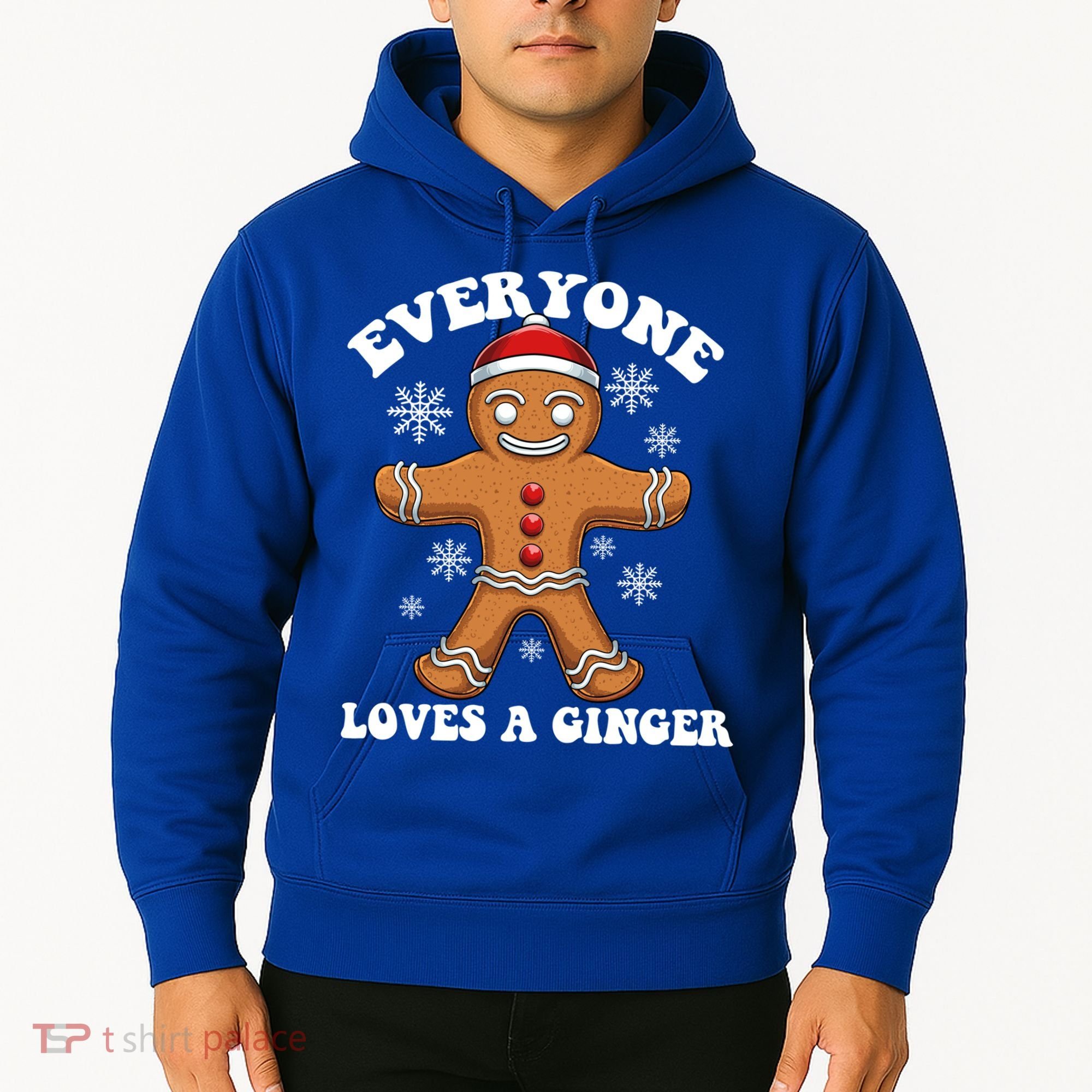 Christmas Everyone Loves A Ginger Funny Holiday Print Gift Hoodie