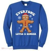 Christmas Everyone Loves A Ginger Funny Holiday Print Gift Sweatshirt thumb 0