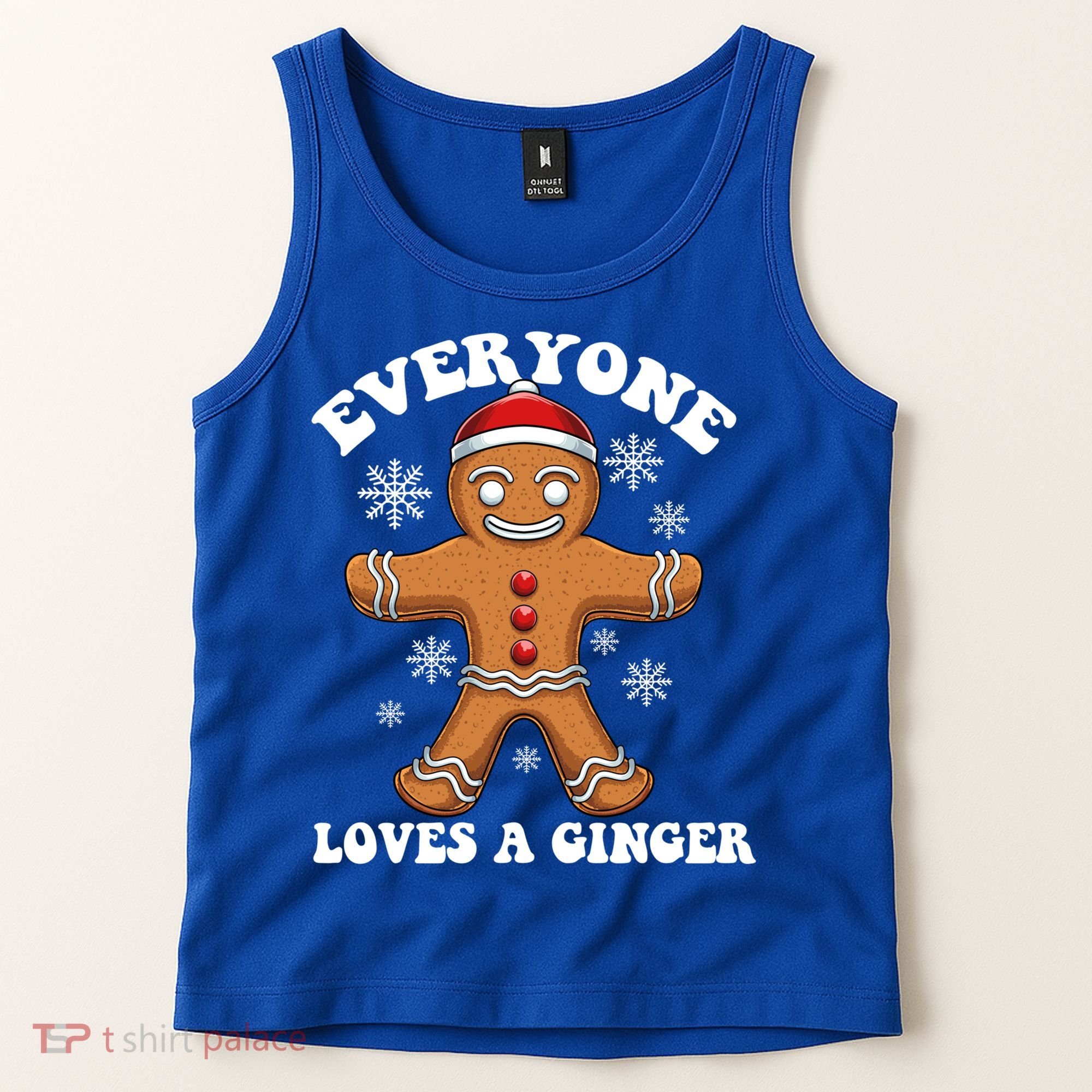 Christmas Everyone Loves A Ginger Funny Holiday Print Gift Tank Top