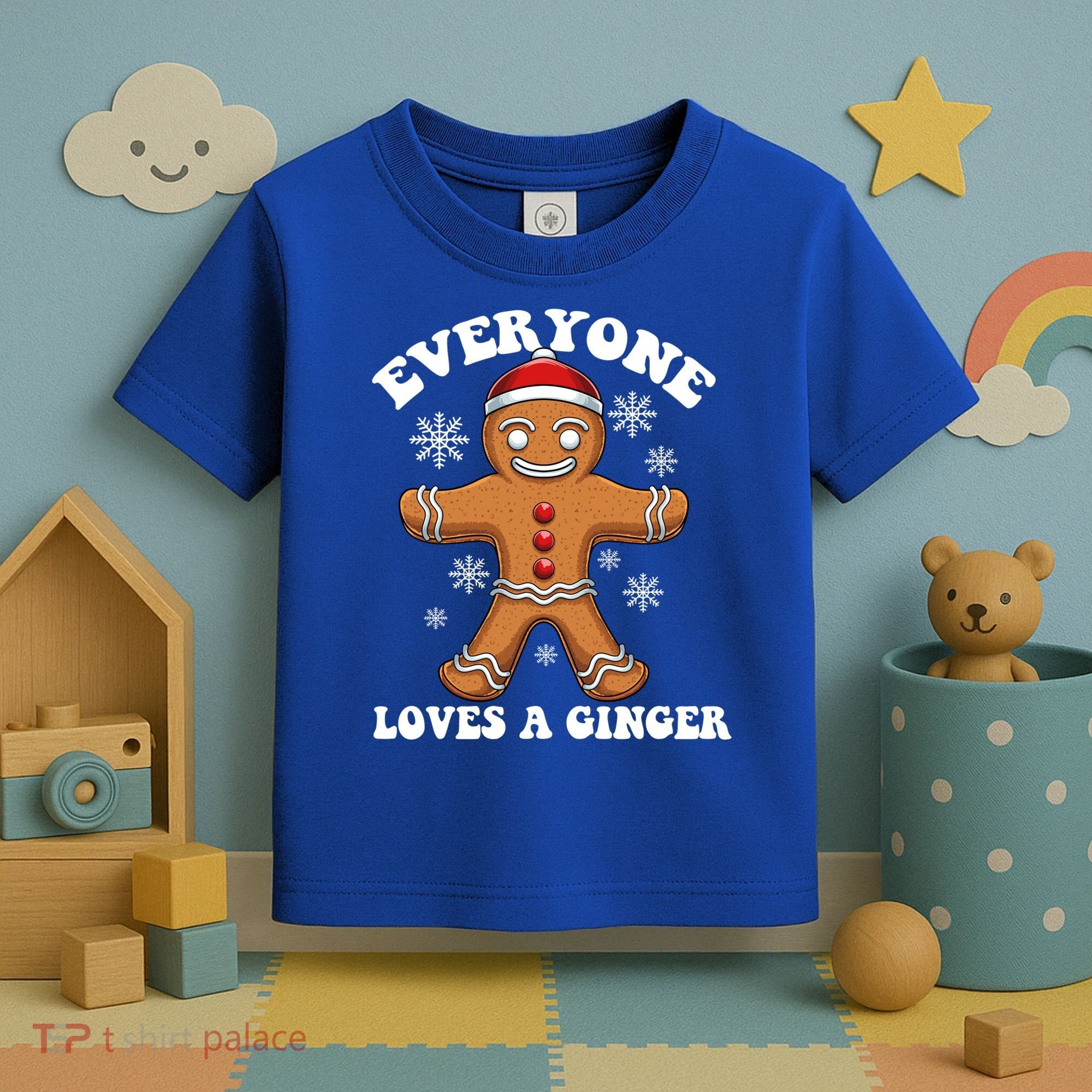 Christmas Everyone Loves A Ginger Funny Holiday Print Gift Toddler T-Shirt