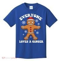 Christmas Everyone Loves A Ginger Funny Holiday Print Gift Kids T-Shirt thumb 0