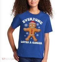 Christmas Everyone Loves A Ginger Funny Holiday Print Gift Kids T-Shirt thumb 2