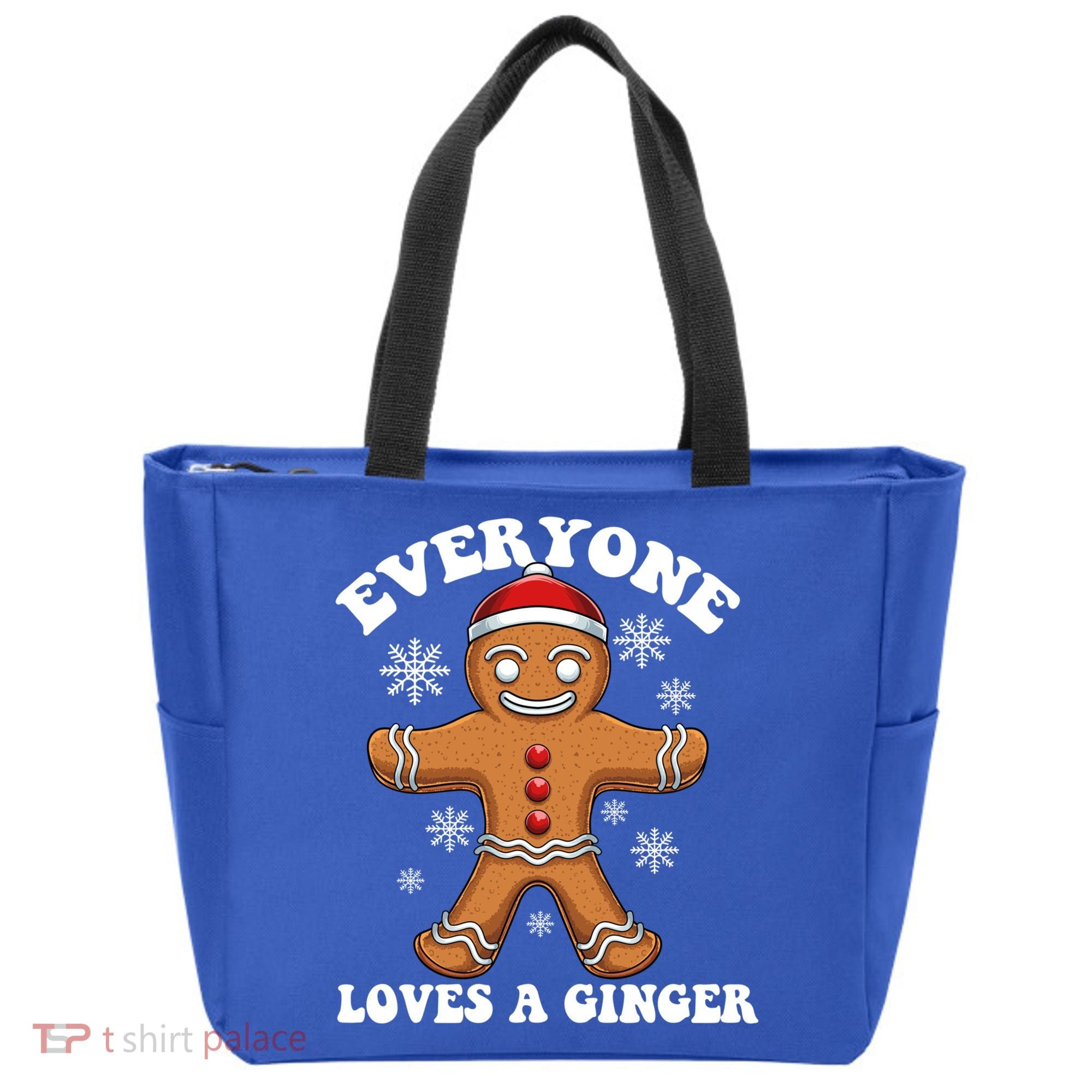 Christmas Everyone Loves A Ginger Funny Holiday Print Gift Tote Bag
