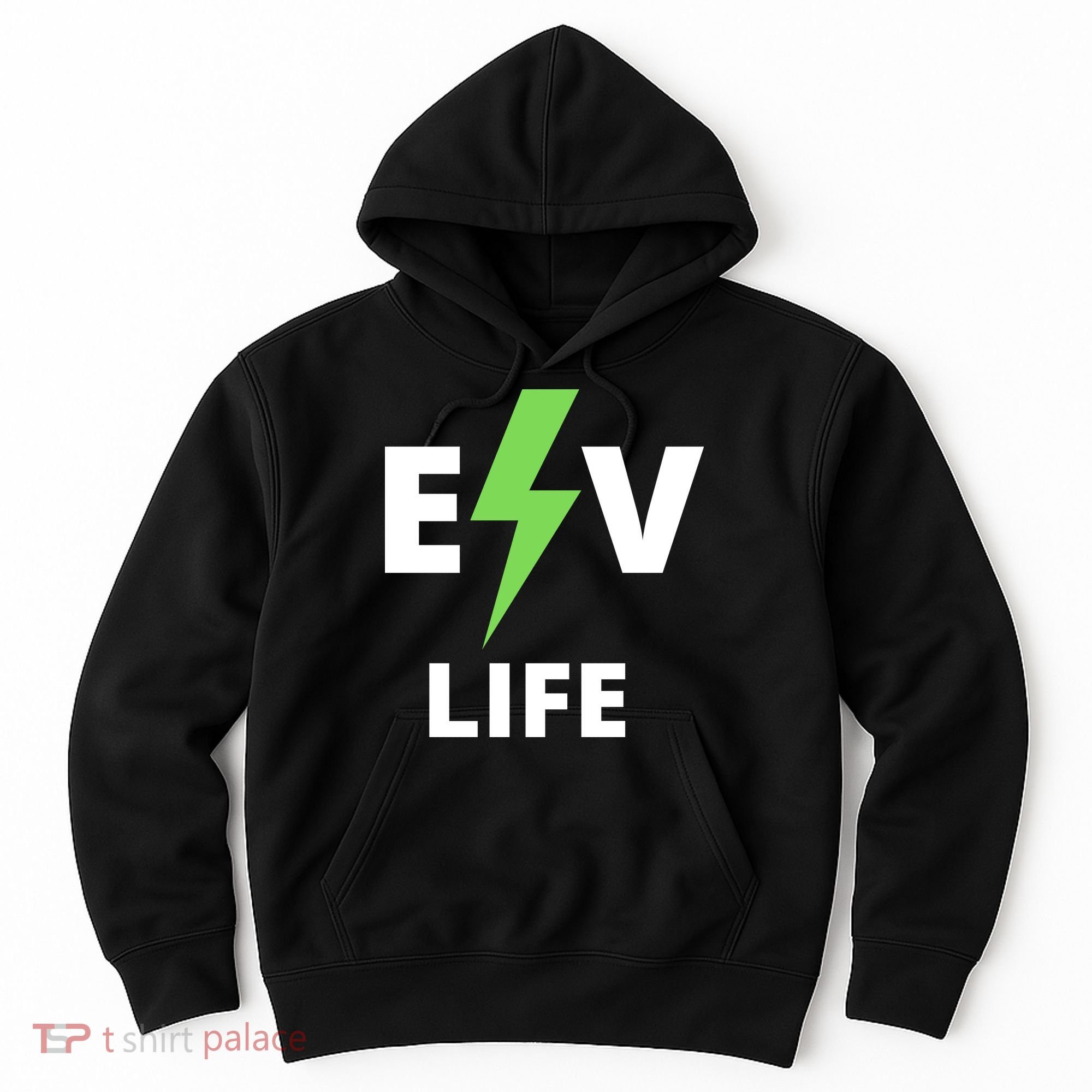 Cool EV Life Electric Vehicle, EVs, Funny Electric Vehicle Hoodie