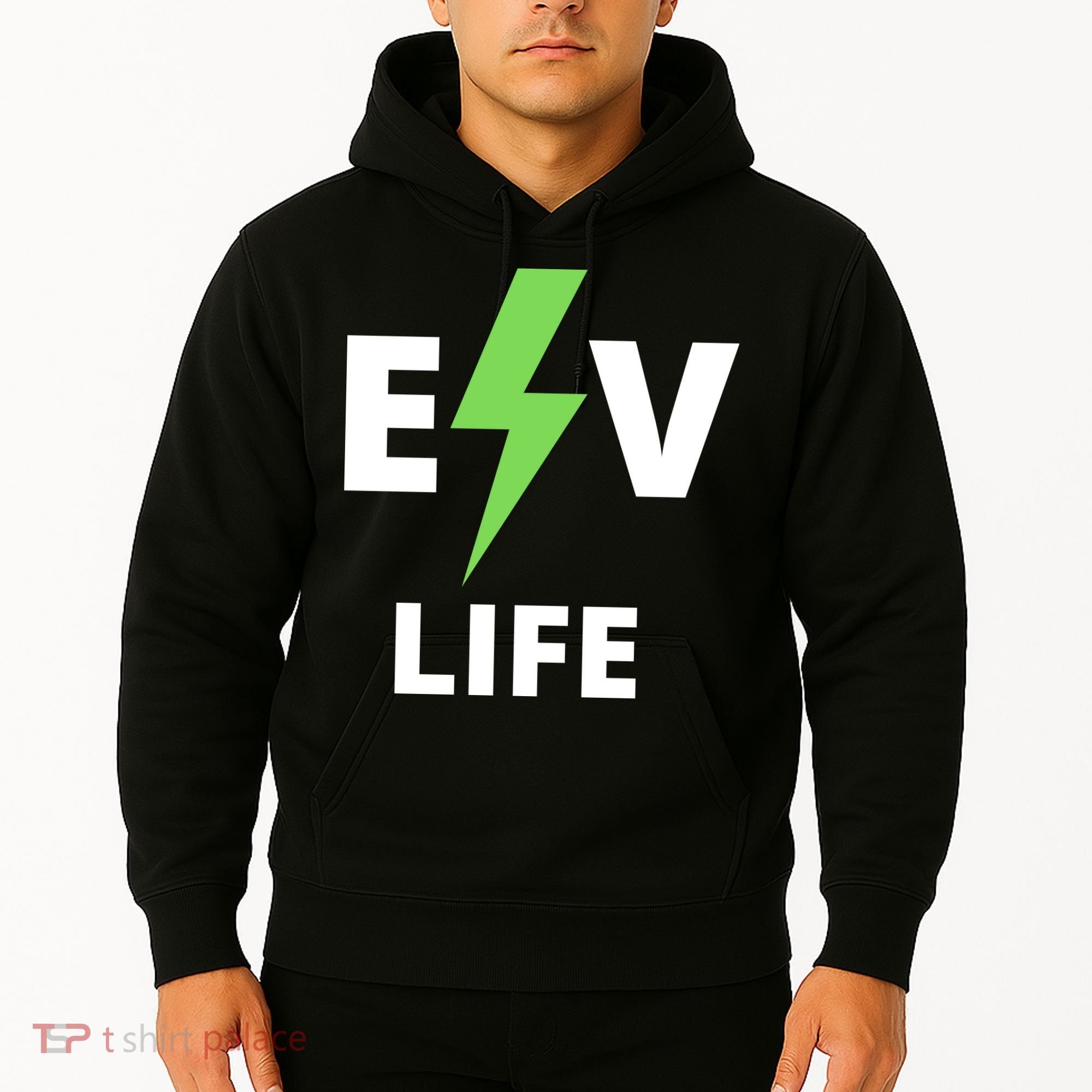 Cool EV Life Electric Vehicle, EVs, Funny Electric Vehicle Hoodie