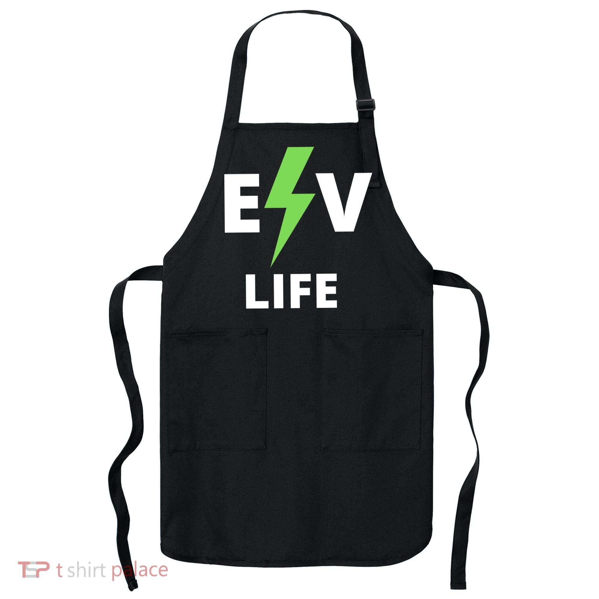 Cool EV Life Electric Vehicle, EVs, Funny Electric Vehicle Apron