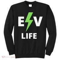 Cool EV Life Electric Vehicle, EVs, Funny Electric Vehicle Sweatshirt thumb 0
