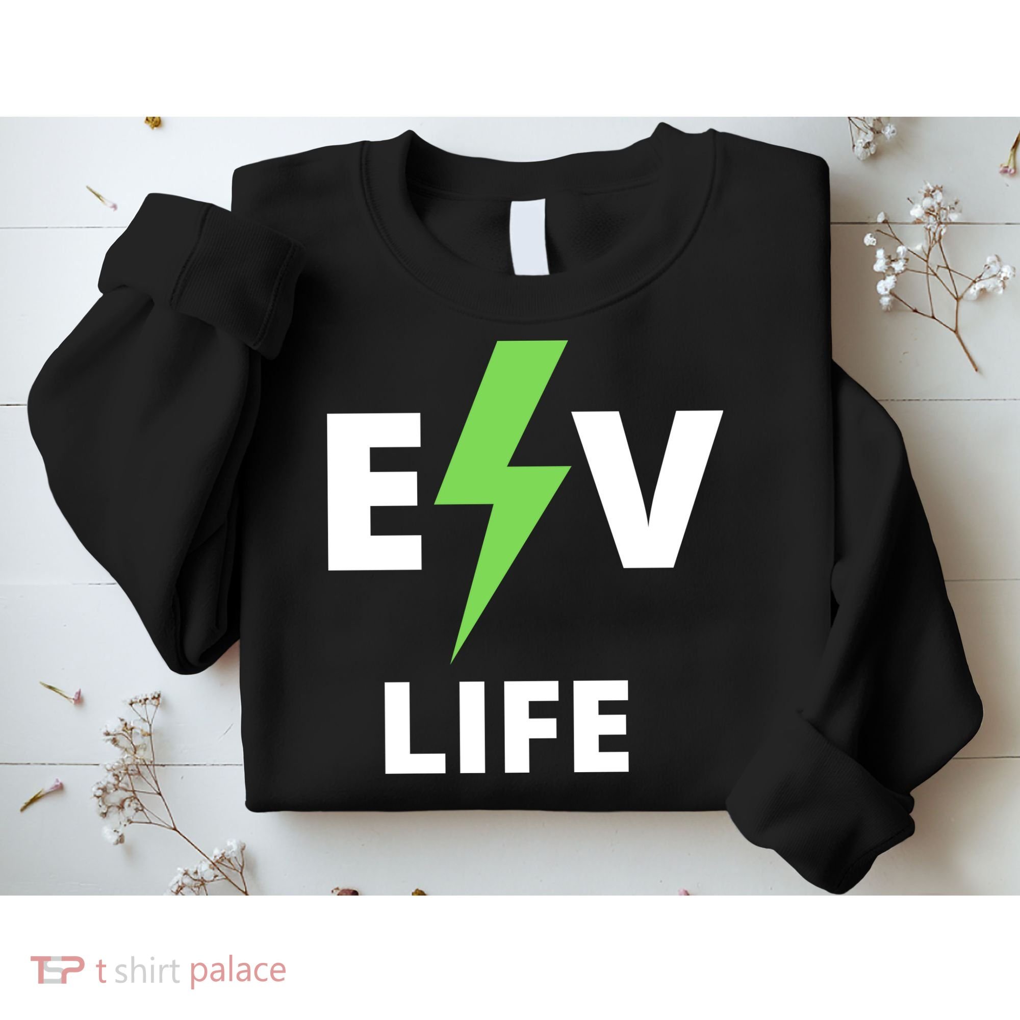 Cool EV Life Electric Vehicle, EVs, Funny Electric Vehicle Sweatshirt