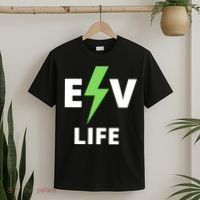 Cool EV Life Electric Vehicle, EVs, Funny Electric Vehicle T-Shirt thumb 2