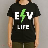 Cool EV Life Electric Vehicle, EVs, Funny Electric Vehicle T-Shirt thumb 4