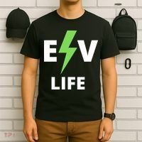 Cool EV Life Electric Vehicle, EVs, Funny Electric Vehicle T-Shirt thumb 6