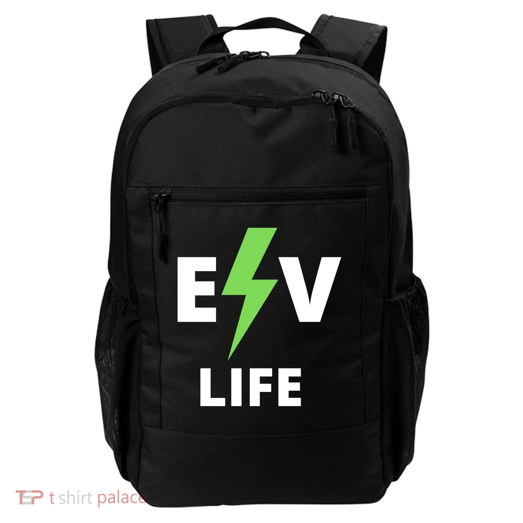 Cool EV Life Electric Vehicle, EVs, Funny Electric Vehicle Backpack