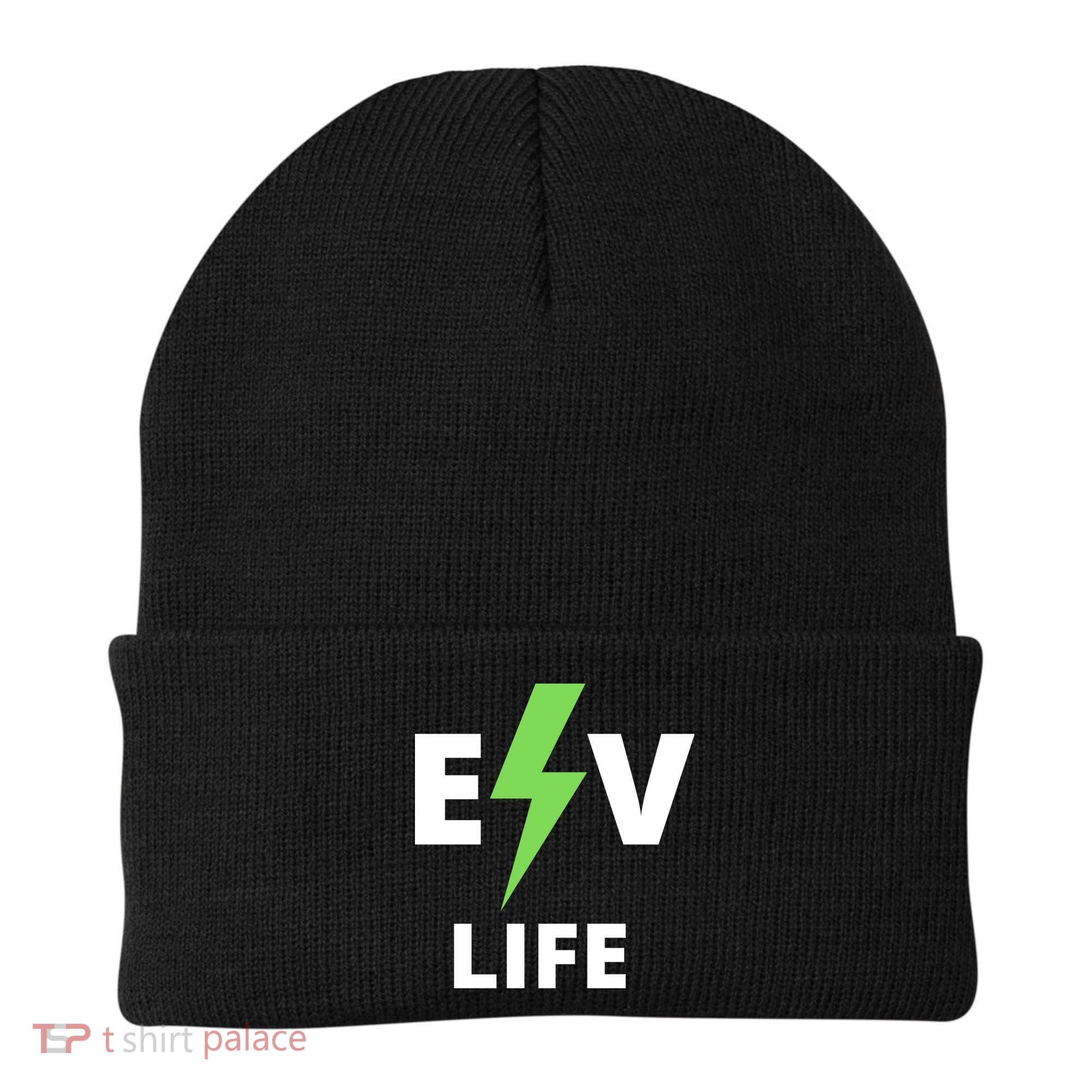 Cool EV Life Electric Vehicle, EVs, Funny Electric Vehicle Beanie