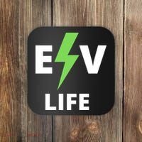 Cool EV Life Electric Vehicle, EVs, Funny Electric Vehicle Coaster thumb 0