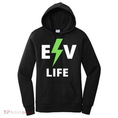 Cool EV Life Electric Vehicle, EVs, Funny Electric Vehicle Women's Hoodie
