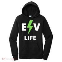 Cool EV Life Electric Vehicle, EVs, Funny Electric Vehicle Women's Hoodie thumb 0