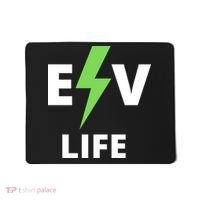 Cool EV Life Electric Vehicle, EVs, Funny Electric Vehicle Mousepad thumb 0
