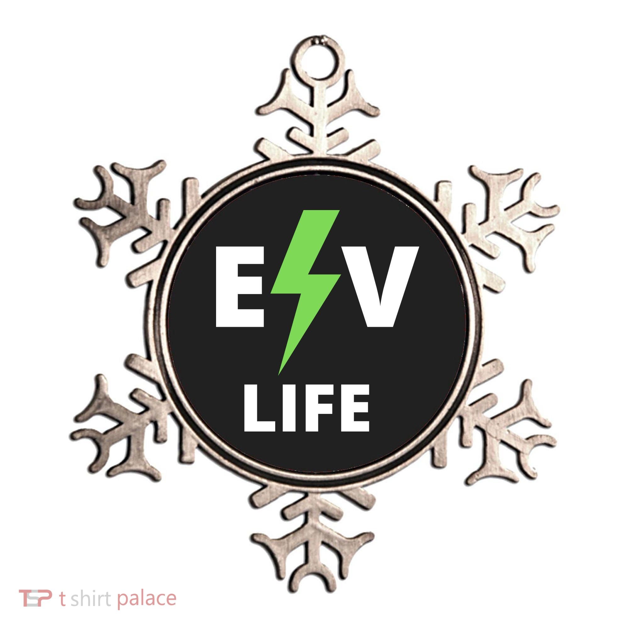 Cool EV Life Electric Vehicle, EVs, Funny Electric Vehicle Ornament
