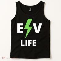 Cool EV Life Electric Vehicle, EVs, Funny Electric Vehicle Tank Top thumb 2