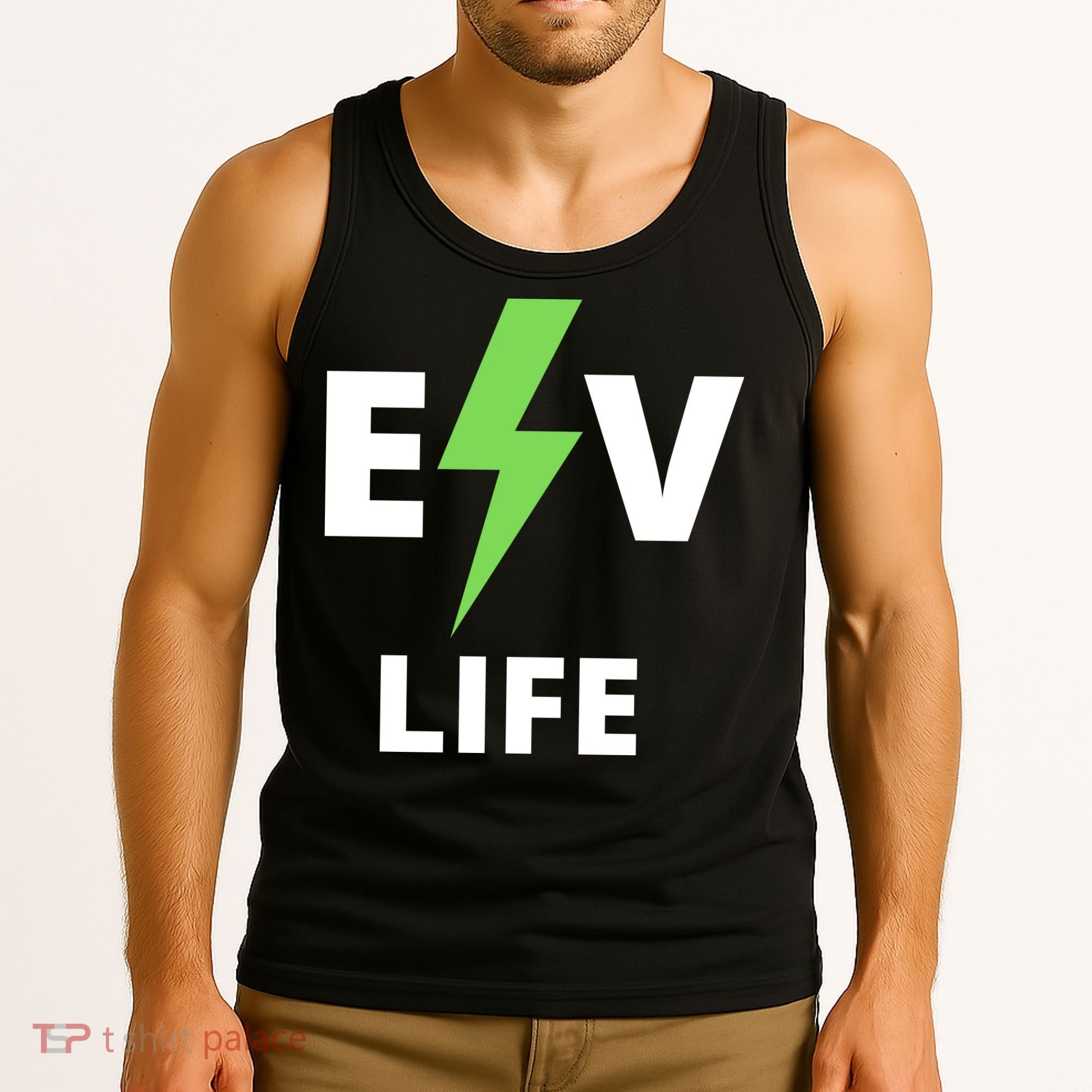 Cool EV Life Electric Vehicle, EVs, Funny Electric Vehicle Tank Top
