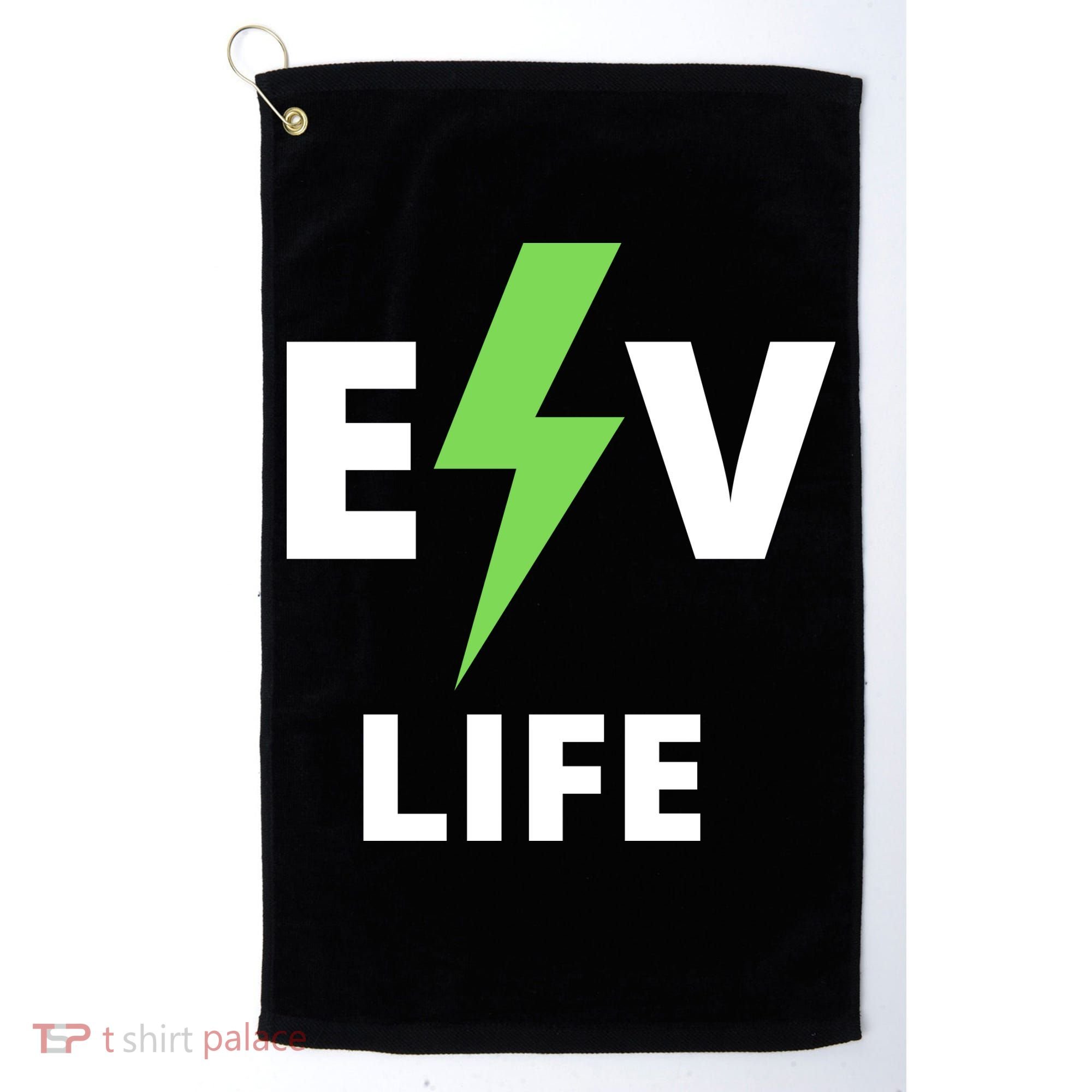 Cool EV Life Electric Vehicle, EVs, Funny Electric Vehicle Golf Towel