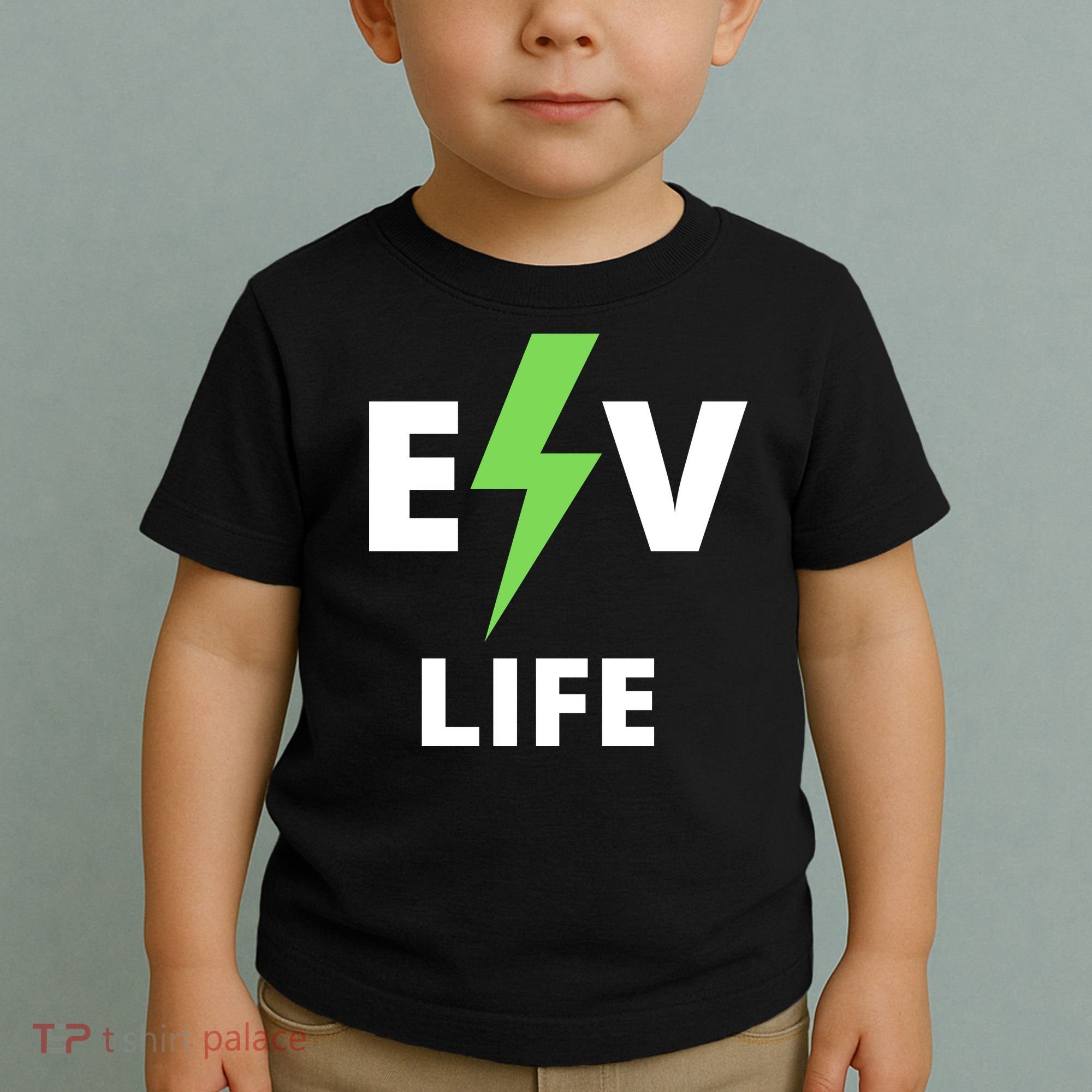 Cool EV Life Electric Vehicle, EVs, Funny Electric Vehicle Toddler T-Shirt