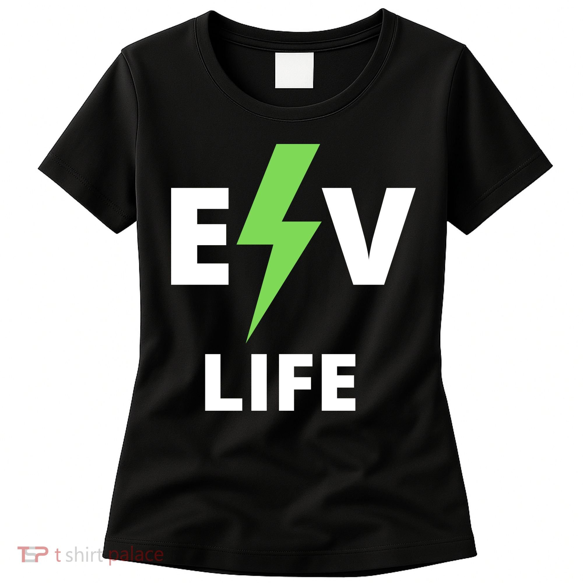 Cool EV Life Electric Vehicle, EVs, Funny Electric Vehicle Women's T-Shirt