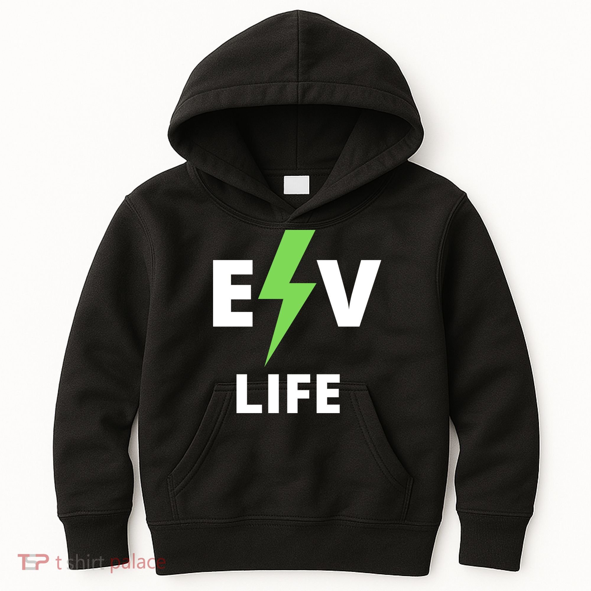 Cool EV Life Electric Vehicle, EVs, Funny Electric Vehicle Kids Hoodie