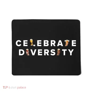 Celebrate Diversity Beer Mousepad