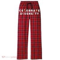 Celebrate Diversity Beer Women's Flannel Plaid Pajama Pants thumb 0