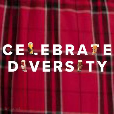 Celebrate Diversity Beer Women's Flannel Plaid Pajama Pants