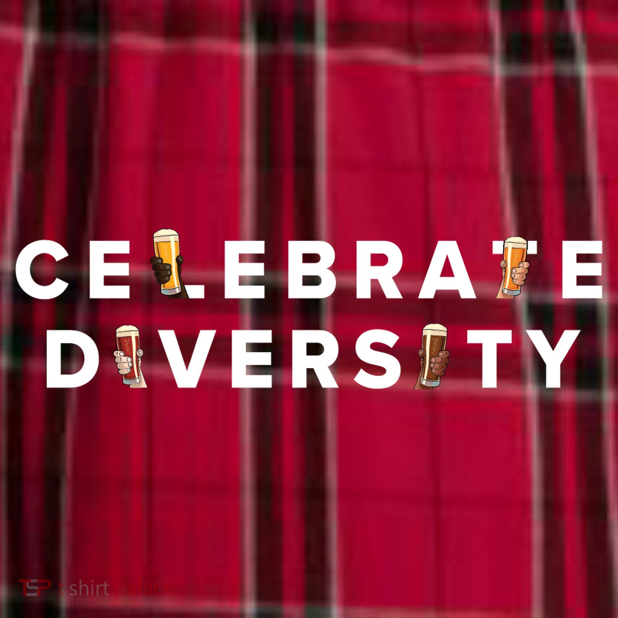 Celebrate Diversity Beer Women's Flannel Plaid Pajama Pants