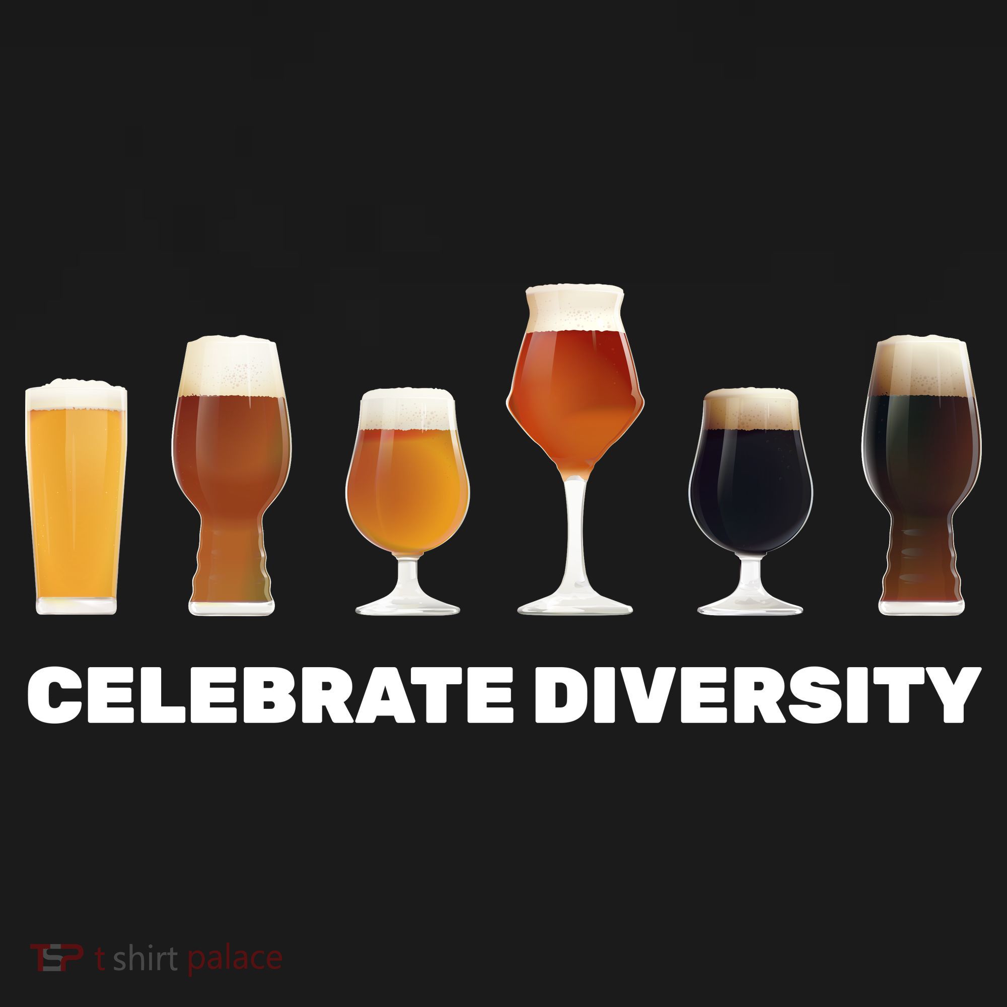 Celebrate Diversity beer Funny T-Shirt
