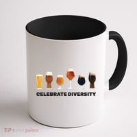 Celebrate Diversity beer Funny Coffee Mug thumb 1