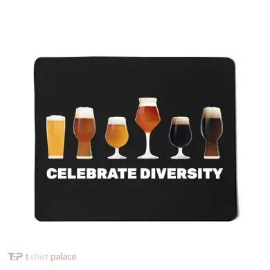 Celebrate Diversity beer Funny Mousepad