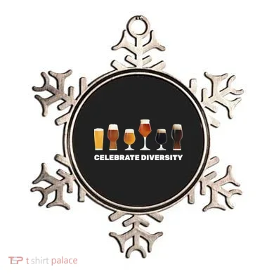 Celebrate Diversity beer Funny Ornament
