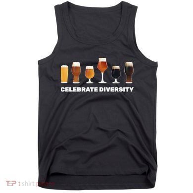 Celebrate Diversity beer Funny Tank Top