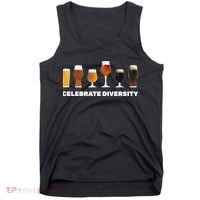 Celebrate Diversity beer Funny Tank Top thumb 0