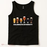 Celebrate Diversity beer Funny Tank Top thumb 2