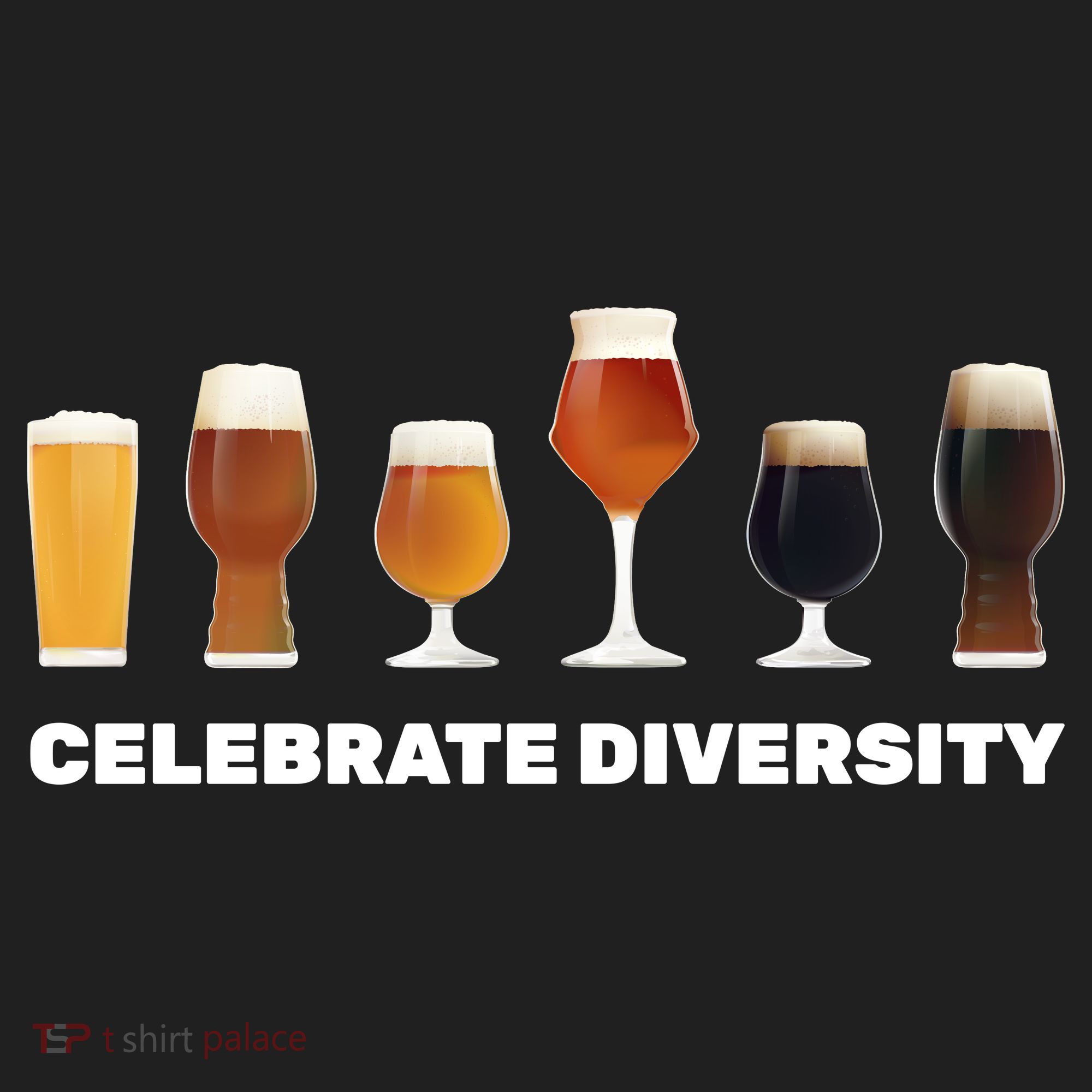 Celebrate Diversity beer Funny Golf Towel