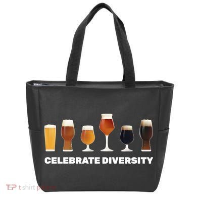 Celebrate Diversity beer Funny Tote Bag