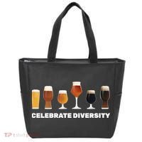 Celebrate Diversity beer Funny Tote Bag thumb 0