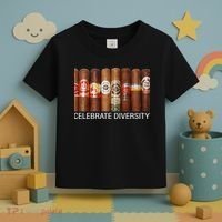 Celebrate Diversity Cigars Toddler T-Shirt thumb 3
