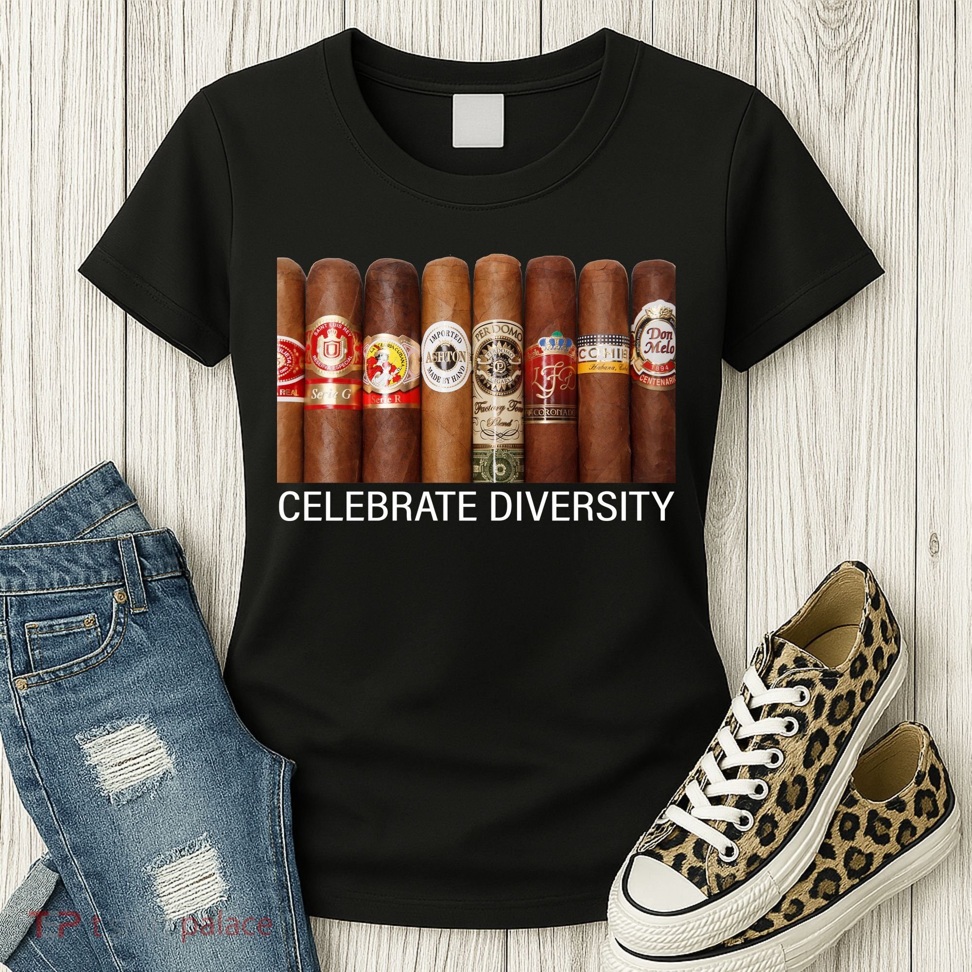 Celebrate Diversity Cigars Women's T-Shirt