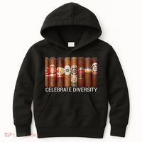 Celebrate Diversity Cigars Kids Hoodie thumb 0