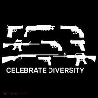 Celebrate Diversity Guns Apron thumb 3